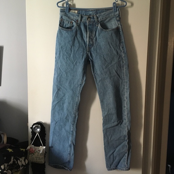 LEVI'S 501 Jeans Medium-Light Color 26 - Picture 1 of 5